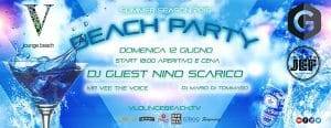 V Lounge Beach Party Domenica 12