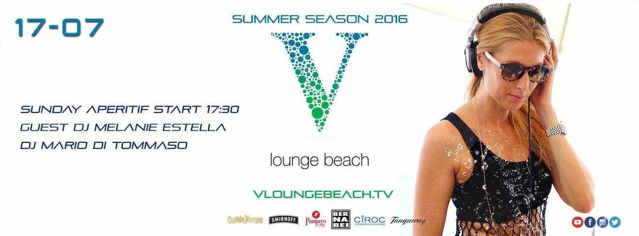 Aperitivo V Lounge Ostia domenica 17 luglio 2016 free entry