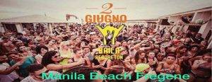 Baila Reggaeton Manila beach party Fregene sabato 2 giugno 2018