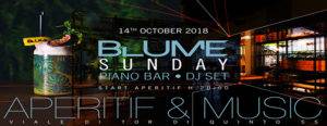 Blume Roma Aperitivo Ponte Milvio domenica 14 ottobre 2018