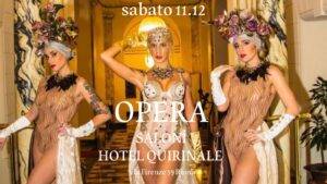 Hotel Quirinale Sabato 11 dicembre 2021 Opera Party e Cena di Gala