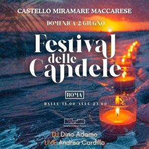 flyer Festival delle candele Castello Miramare