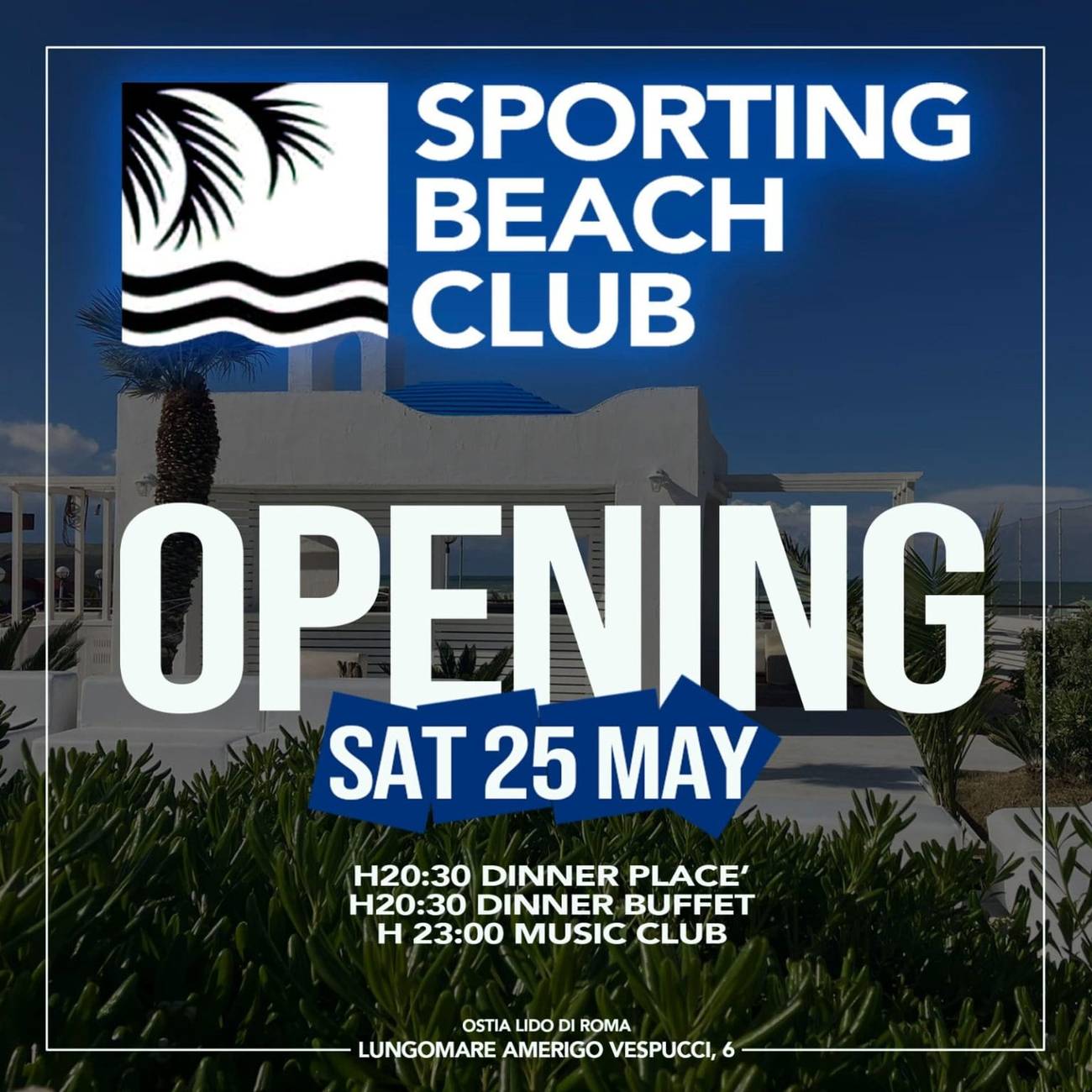 foto Sporting Beach Ostia sabato 25 maggio 2024