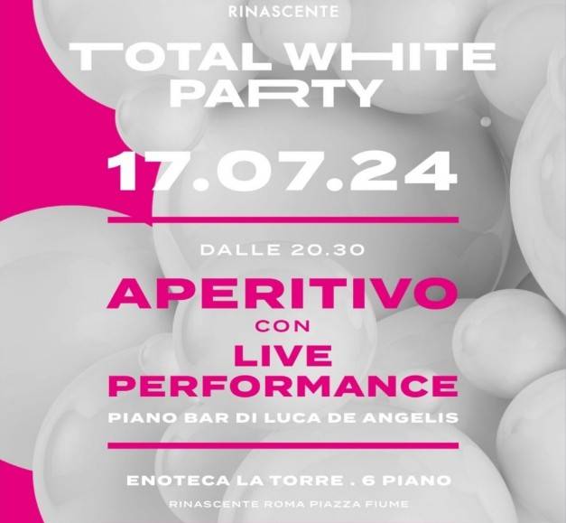 foto White Party La Rinascente Roma