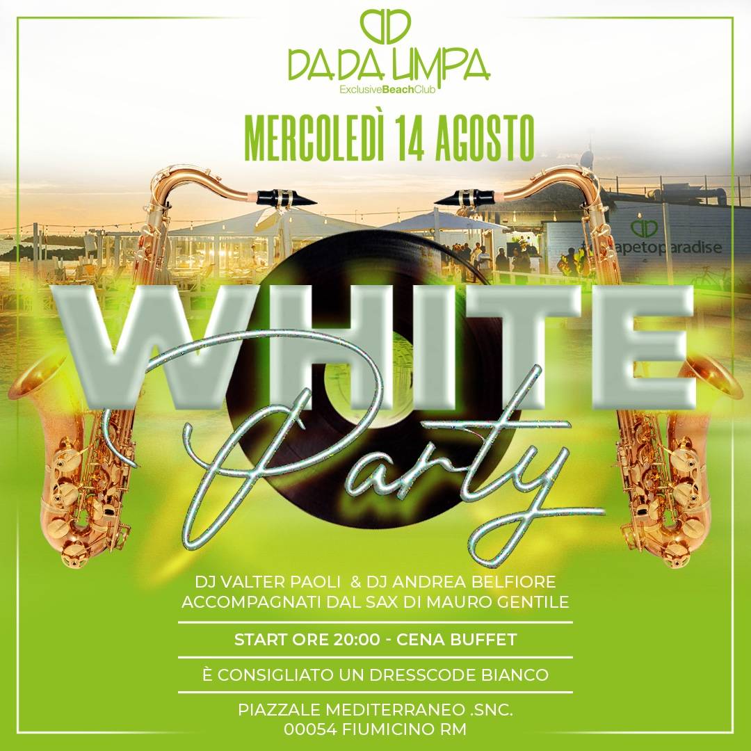 foto flyer White Party Dadaumpa