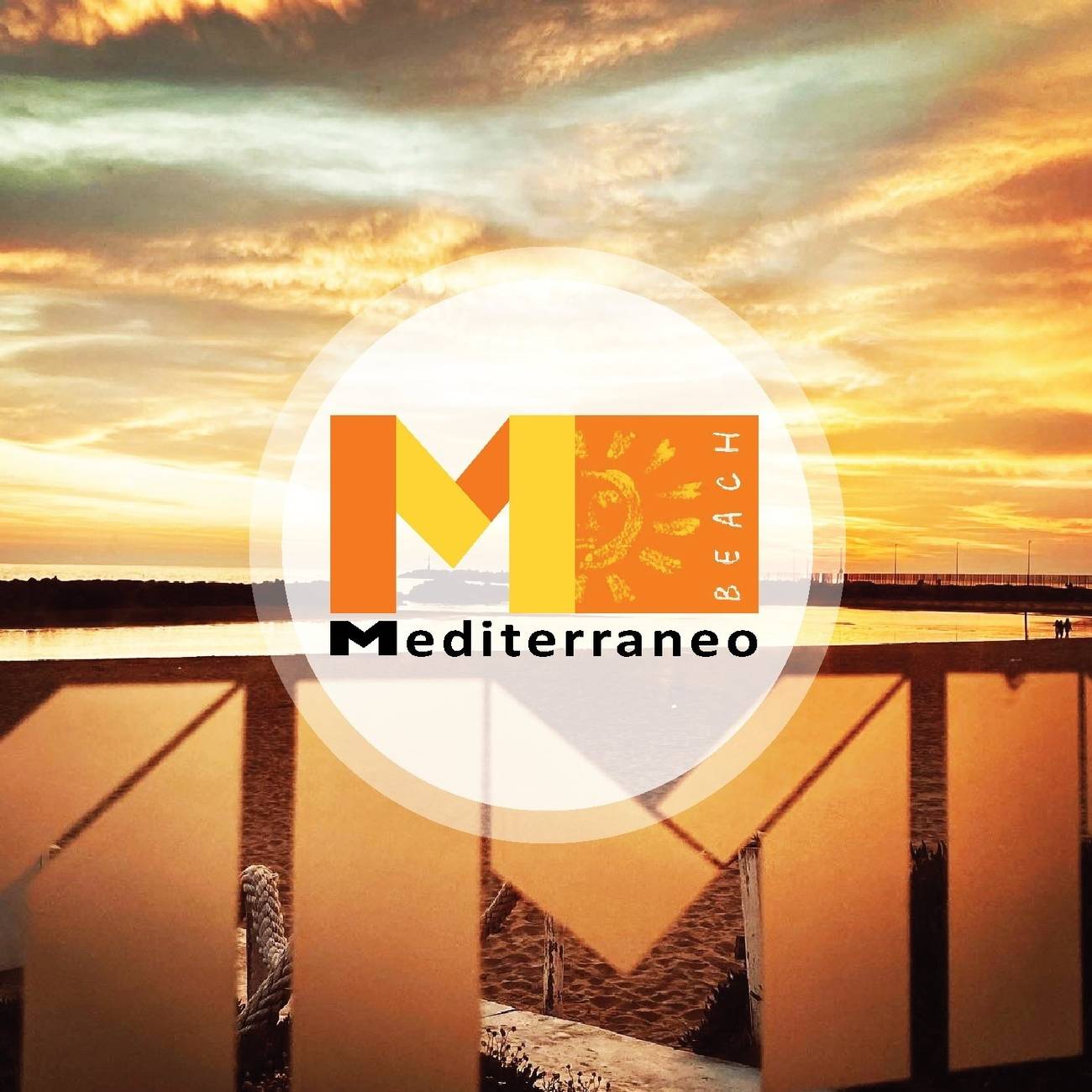 logo mediterraneo beach fiumicino