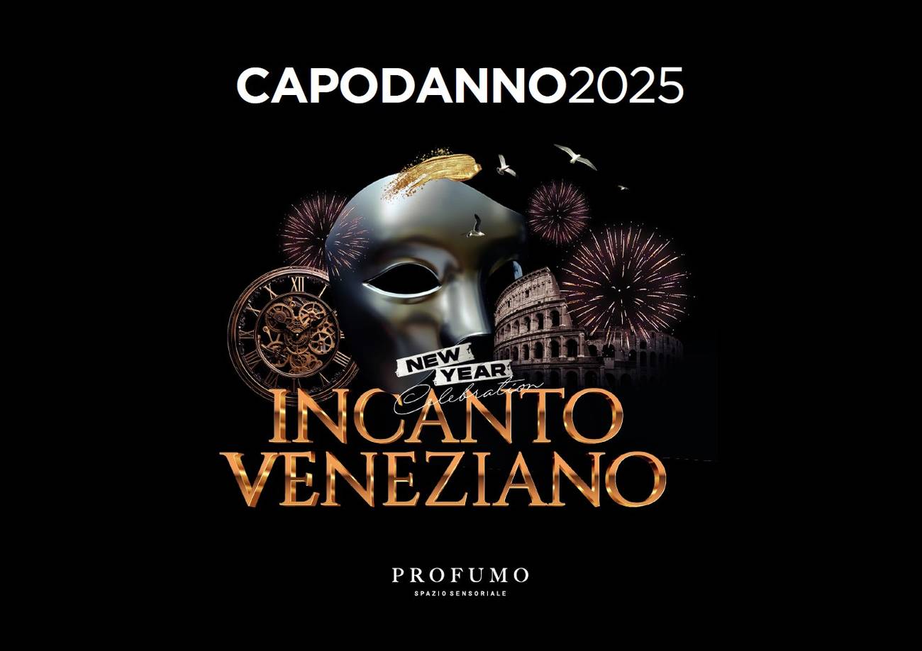 flyer capodanno profumo spazio sensoriale 2025 INCANTO VENEZIANO