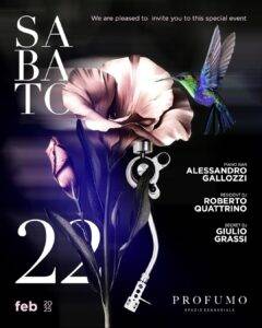 foto Sabato 22 febbraio 2025 Profumo Dinner e djset